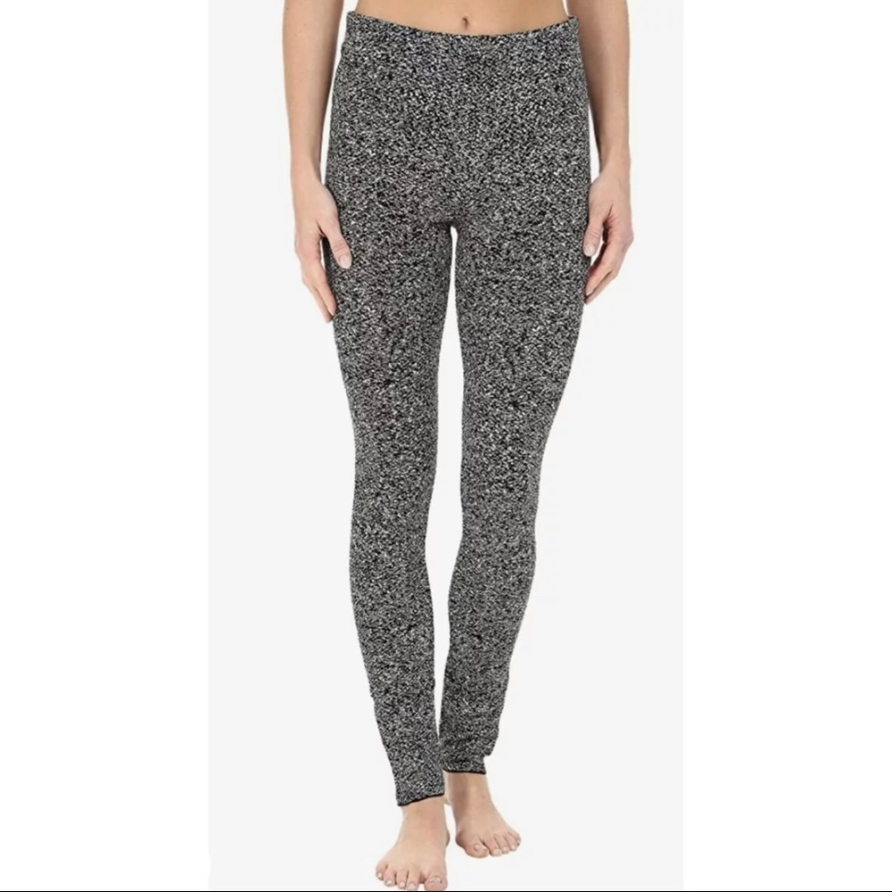 $98 NWT Nic + Zoe Women Sz M Black Marled Knit Sweater Leggings Pant NEW